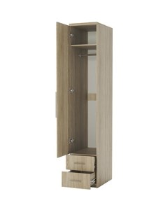 Шкаф для одежды с ящиками Мелодия МШЯ 11 30х60 дуб сонома Шарм-дизайн