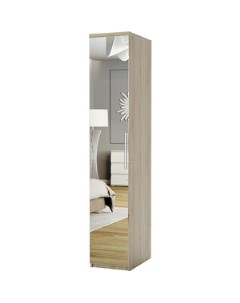 Шкаф для одежды Комфорт МШ 11 40х60 с зеркалом дуб сонома Шарм-дизайн
