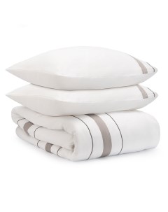 Комплект постельного белья 1 5 спальный Essential 150x200см цвет белый Tkano