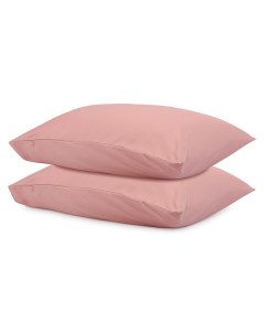 Комплект наволочек 50x70см Essential цвет розовый Tkano