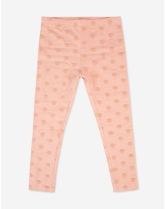 Розовые легинсы в горох для девочки Gloria jeans