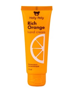 Увлажняющий крем для рук Rich Orange 75 мл Foot Hands Holly polly