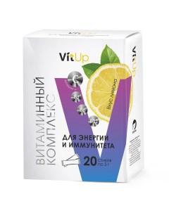 Витаминный комплекс Источник энергии и иммунитета со вкусом лимона 20 стиков х 5 г Vitup