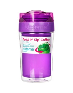Термокружка для кофе 315 мл To Go фиолетовый Sistema