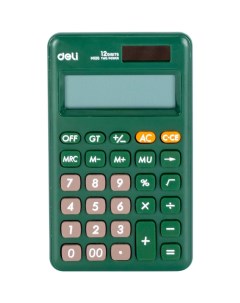 Калькулятор карманный EM120GREEN Deli