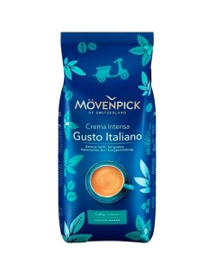 Кофе в зернах Gusto Italiano 1000г 17914 Movenpick
