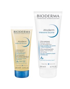 Набор Защита и увлажнение сухой чувствительной и атопичной кожи Atoderm Bioderma