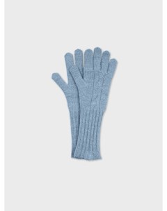 Перчатки из шерсти голубого оттенка Elis