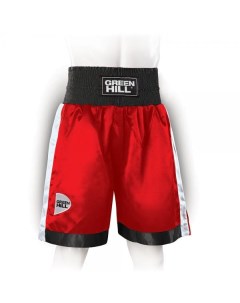 Профессиональные боксерские шорты piper красный черный белый Green hill