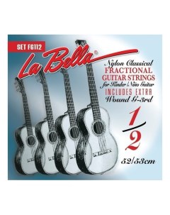 Струны для уменьшенной классической 1 2 гитары FG112 La bella