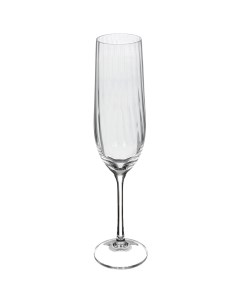 Бокал для шампанского 190 мл стекло 6 шт Viola Waterfall 40729 22 190 Bohemia