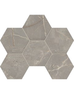 Мозаика Bernini Grey BR03 Hexagon Непол 29x28 5 Estima
