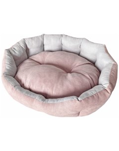 Лежак для собак и кошек JetSet розово серый 65х55см Италия Anteprima
