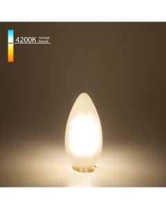 Светодиодная лампа Свеча 7W 4200K E14 C35 белый матовый BLE1410 Elektrostandard