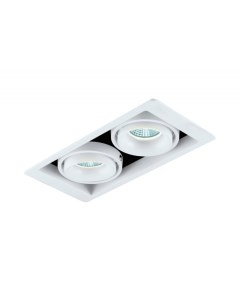 Встраиваемый светильник DL18615 02WW SQ White Black Donolux