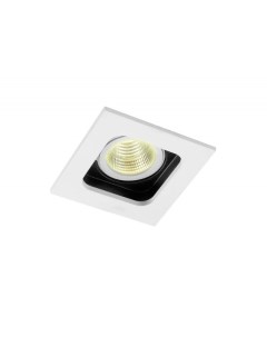 Встраиваемый светильник DL18614 01WW SQ White Black Donolux