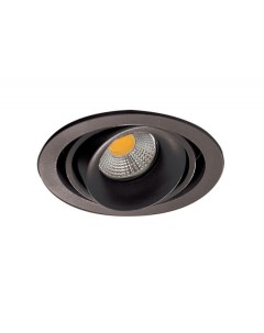 Встраиваемый светильник DL18615 01WW R Shiny black Black Donolux