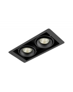 Встраиваемый светильник DL18615 02WW SQ Shiny black Black Donolux