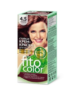 Стойкая крем краска для волос серии Fitocolor тон 1 0 черный Фитокосметик