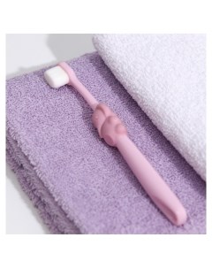 Зубная щётка детская 2 9 лет 10 000 щетинок ультрамягкая розовая Nnb