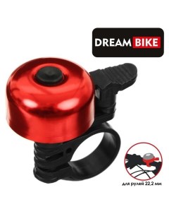 Звонок велосипедный цвет красный Dream bike