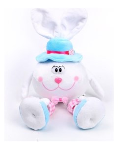 Мягкая игрушка Кролик стоит 25 см цвет белый Nnb