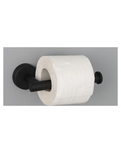 Держатель для туалетной бумаги 16 2 2 5 9 5 см нержавеющая сталь цвет чёрный Nnb