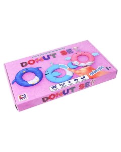 Набор лёгкого прыгающего пластилина Donut Set Animals Moon light clay