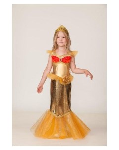 Карнавальный костюм Золотая рыбка платье р 30 рост 116 см Batik