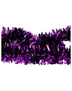 Мишура фиолетовая с толстыми кончиками 8 5 см 2 м Nnb