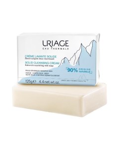 Крем Мыло Creme Lavante Solide Очищающее Питательное 125г Uriage