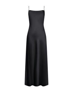 Черное платье комбинация Msgm