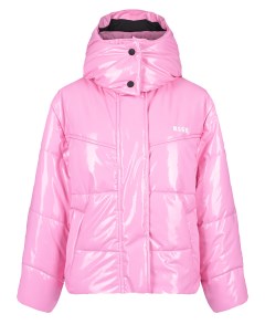 Розовая глянцевая куртка Msgm