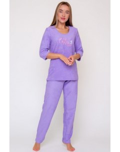 Пижама махровая Периниса фиолетовая Инсантрик