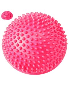 Полусфера массажная круглая надувная C33513 4 розовый ПВХ d 16 см Sportex