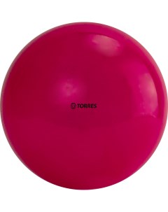 Мяч для художественной гимнастики однотонный d15см ПВХ AG 15 09 розовый Torres