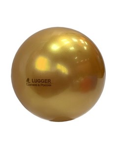 Мяч для художественной гимнастики однотонный d19см золотой Nobrand