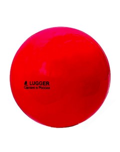 Мяч для художественной гимнастики однотонный d15см красный Nobrand