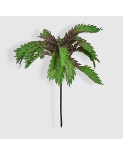 Цветок искусственный папоротник экзотический зеленый 68 см Linyi chuangxin