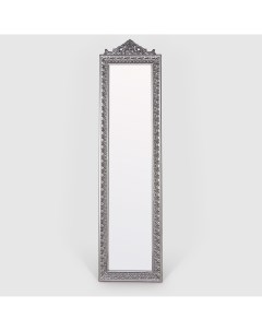 Зеркало в серебряной раме антик 45х170 см Qingdao besty