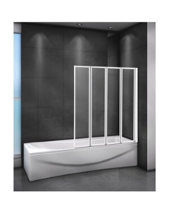 Шторка для ванны Relax V 4 90x140 правая матовая Punto серый RELAX V 4 90 140 P Bi R Cezares