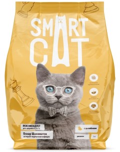 Корм для котят с цыпленком 5 кг Smart cat