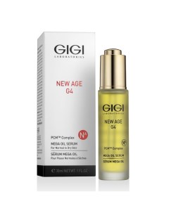 Энергетическая сыворотка для нормальной и сухой кожи Mega Oil Serum 30 мл New Age G4 Gigi