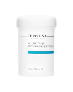 Мультивитаминная маска против морщин для кожи вокруг глаз 250 мл Препараты общей линии Christina