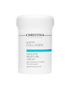 Увлажняющий крем c витаминами А Е и гиалуроновой кислотой для нормальной кожи Эластин коллаген азуле Christina