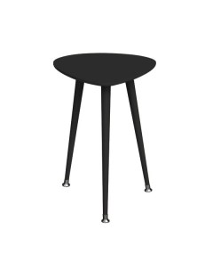 Приставной стол капля монохром черный 43 0x58 0x50 0 см Woodi