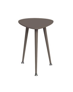 Приставной стол капля монохром коричневый 43 0x56 0x50 0 см Woodi