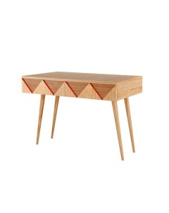 Консоль woo desk коричневый 80x84x35 см Woodi