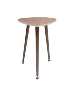 Приставной столик капля белый 43x58x50 см Woodi
