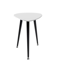 Приставной столик капля белый 43x58x50 см Woodi